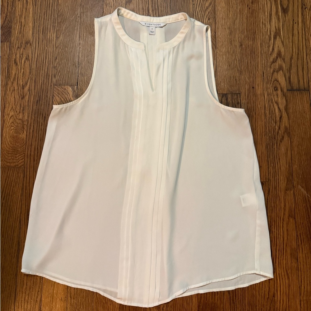 41 Hawthorn Ivory Sleeveless Blouse